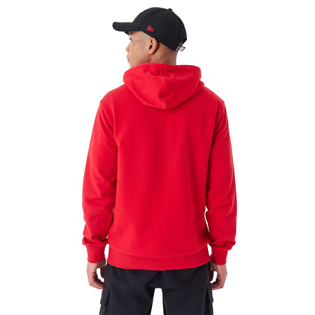 New Era NBA Chicago Bulls Script Red Full Zip Hoodie