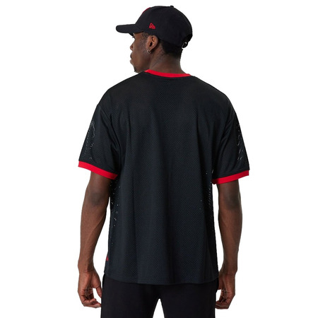 New Era NBA Chicago Bulls Team Logo Mesh OS Tee