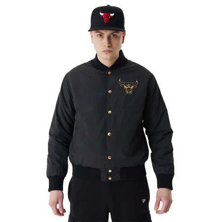 New Era NBA Chicago Bulls Team Script Bomber Jacket