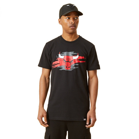 New Era NBA Chicago Bulls Tear Logo T-Shirt "Black"