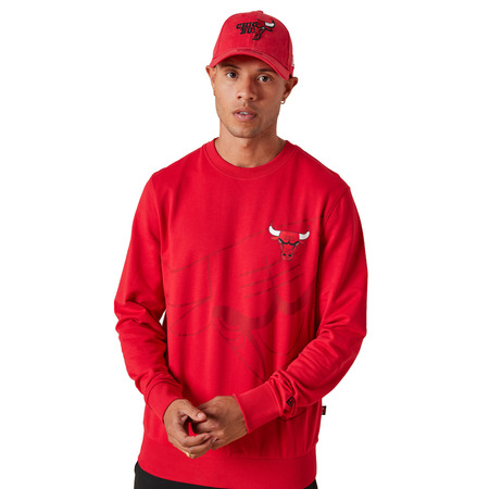 New Era NBA Chicago Bulls Washed Graphic Sweatshirt