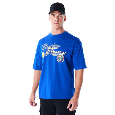 New Era NBA Denver Nuggets Script Oversized T-Shirt