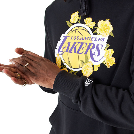 New Era NBA L.A Lakers Floral Graphic Pullover Hoodie