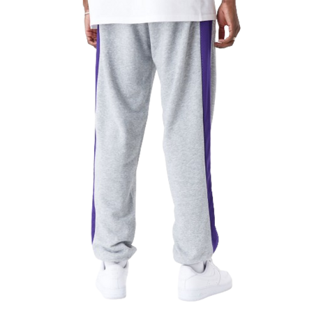 New Era NBA L.A Lakers Mesh Panel Grey Relaxed Joggers