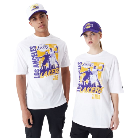 New Era NBA L.A Lakers Player Graphic  Oversized T-Shirt