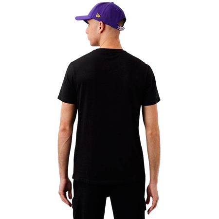 New Era NBA L.A Lakers Script Logo Tee "Black"