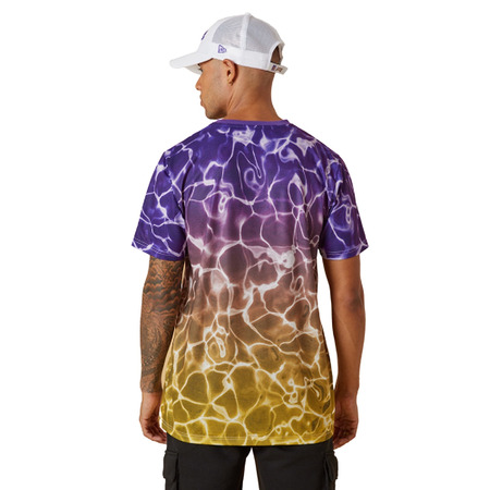 New Era NBA L.A Lakers Team Colour Water Print T-Shirt