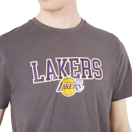 New Era NBA L.A Lakers Throwback Graphic T-Shirt "Grey"