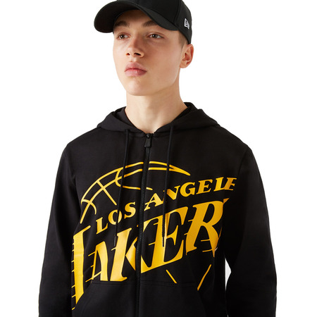 New Era NBA Los Angeles Lakers Enlarged Logo FZ Hoodie