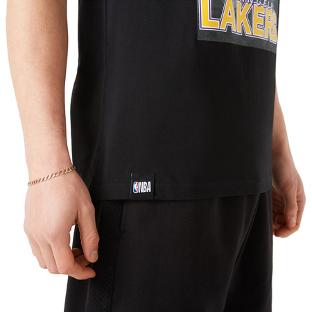 New Era NBA Los Angeles Lakers Photographic "Black" Tee