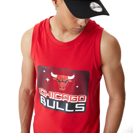 New Era NBA Team Chicago Bulls Graphic Tank Top