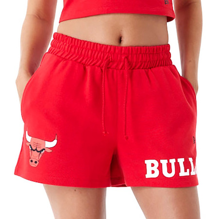 New Era NBA Team Chicago Bulls Logo Womens Shorts