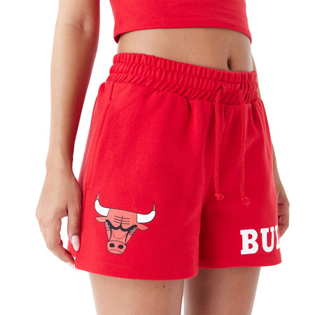 New Era NBA Team Chicago Bulls Logo Womens Shorts