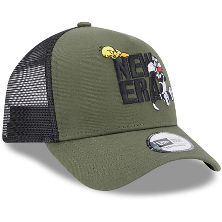 New Era Trucker Cap - Looney Tunes Daffy Duck "Green-Black"