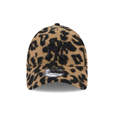 New Era MLB Yankees Leopard  Womens 9FORTY Adjustable Cap