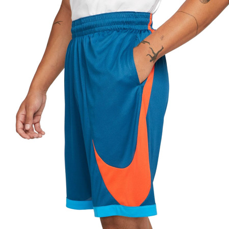 Nike Dri-FIT Men's Basketball Short "Marina-Laser Blue/Orange"