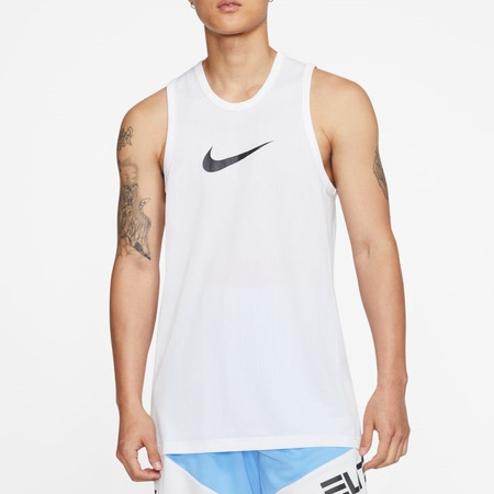 Nike Dri-FIT Men's Basketball SS Top "White"