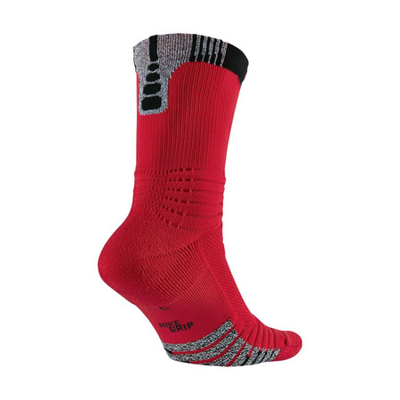 Nike Grip Versatility Crew Basketball Socks Red