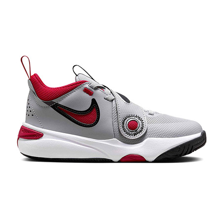 Nike Team Hustle D 11 (PS) "Grey GymRed"