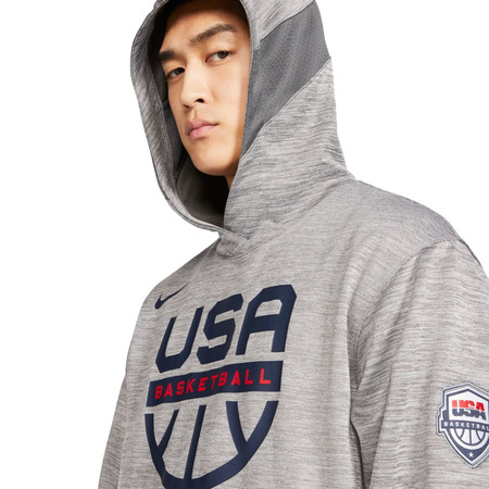 Nike USA Spotlight Men's Basketball Hoodie "Dark Grey"