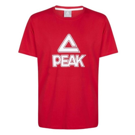 Peak Sport Basketball Round Neck Big Graphic Tee "Red"