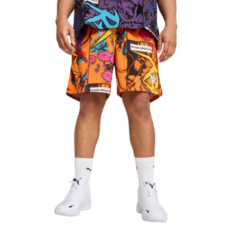 Puma Basketball Melo Phoenix AOP Shorts "Orange Glow"