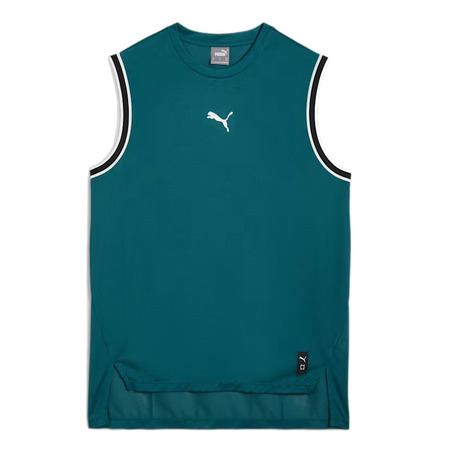 Puma Basketball Winning Shot Mesh Tank "Cold Green"