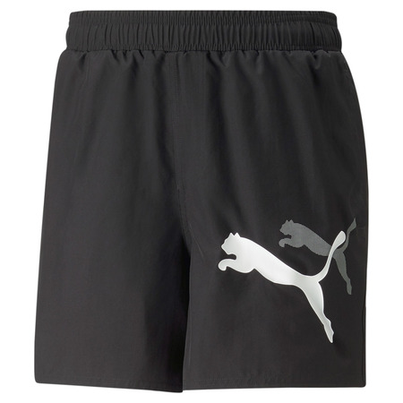 Puma ESS+ Logo Power Cat Woven Shorts 5" "Black"