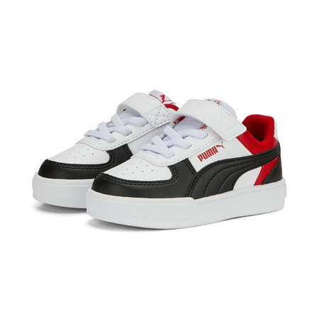 Puma Infants Caven Block AC+ "White-For All Time Red