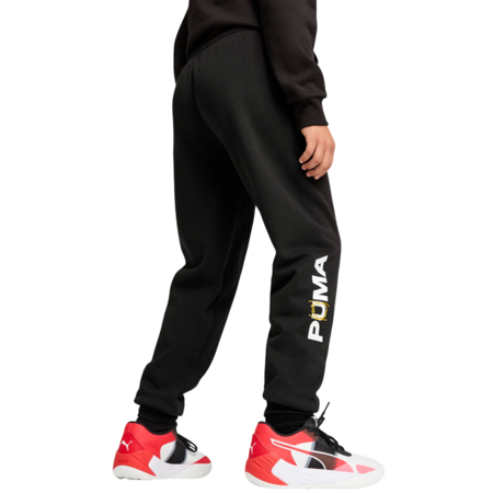 Puma Junior Basketball Winning Shot Sweatpants Fleece "Black"