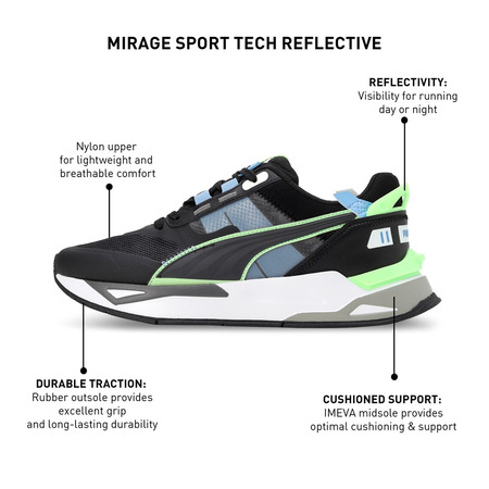 Puma Mirage Sport Tech Reflective "Speed Green"