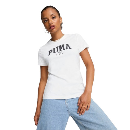 Puma SQUAD Graphic Tee "White-Black"