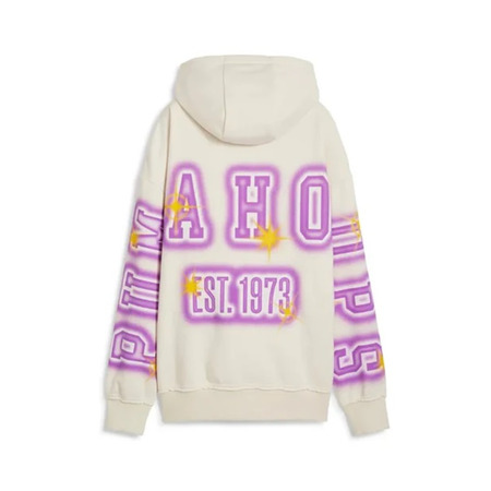 Puma Womans Basketball Art-Hitect Sparkle OS Hoodie "Alpine Snow"