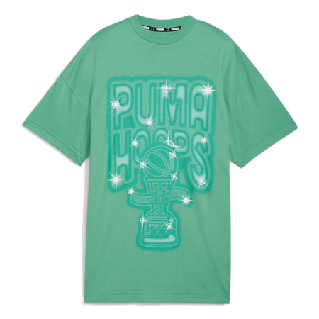 Puma Womans Basketball Art-Hitect Sparkle Trophy Tee 1 "Jade Frost"