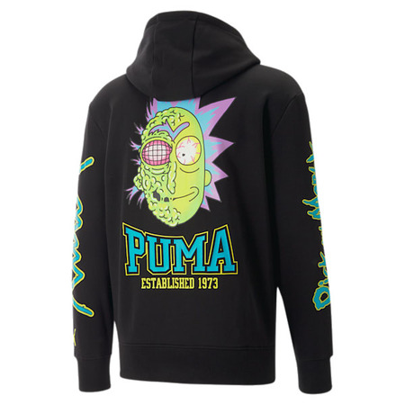 PUMA x Rick and Morty Full-Zip Hoodie  "Black"