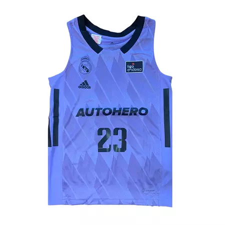 Real Madrid Camiseta Basket Niñ@ 2ª Equipación # 23 LLULL #