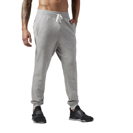 Reebok M Elements Seasonal French Terry Cuff Pant (medium grey heather)