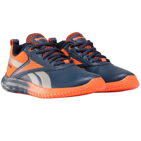 Reebok Running Kids' Rush Runner 5.0 Syn "Vector Navy-Pump Orange"