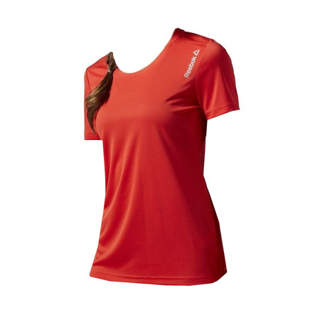 Reebok W Running Essentials Short Sleeve Tee (riot red)