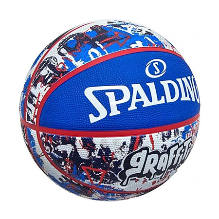 Spalding Blue Red Graffiti Sz7 Rubber (Sz7)