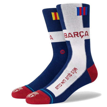 Stance Casual FC Barcelona Cross Crew Socks