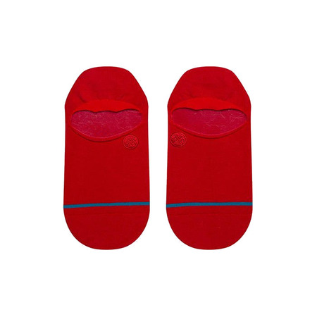 Stance Casual Icon No Show Socks "Red"