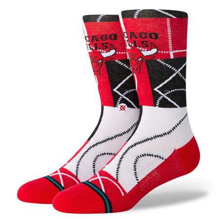 Stance Casual NBA Zone CHI Crew Socks