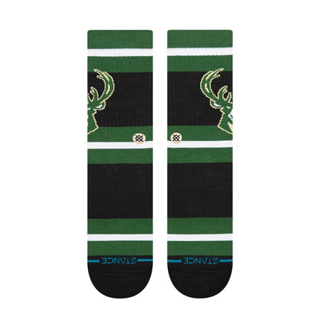 Stance Casual Prep Milwaukee Bucks Crew Socks