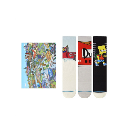 Stance Casual The Simpsons Box Set Multicolor Crew Sock