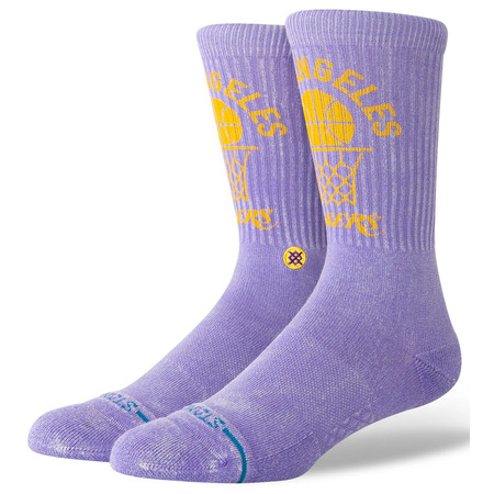 Stance Casual Vintage LA Lakers Crew Socks