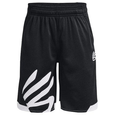 UA Boys Curry Big Splash Short "Black-White"