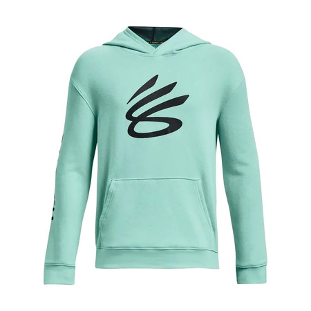 UA Boys' Curry Splash Hoodie "Neo Turquoise"