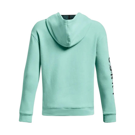 UA Boys' Curry Splash Hoodie "Neo Turquoise"