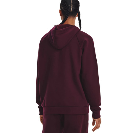 UA Men's Rival Fleece Logo Hoodie "Dark Maroon"